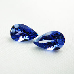 Pierre précieuse tanzanite en vrac certifiée de qualité fine en forme de goutte de larme bricolage pierre de naissance de décembre au meilleur prix de gros OEM - Product Image 2