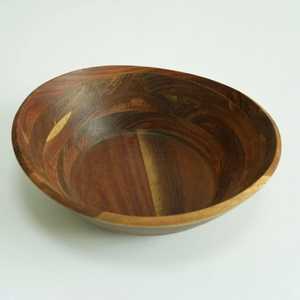 Bol en bois au design moderne et finition brillante, 100% naturel, personnalisé, pour servir et utiliser en cuisine - Product Image 6