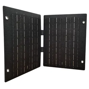 15 Wát etfe panel năng lượng mặt trời có thể gập lại linh hoạt rollable màng mỏng không thấm nước cho du lịch cắm trại ngoài trời ngân hàng điện sạc khẩn cấp