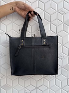 <b>Unique</b> Designer Women's Hair On Hide Leather Small Tote Bag Handmade Animal Leather Western Style Real Leather Fashionable Bag - Product Image 5