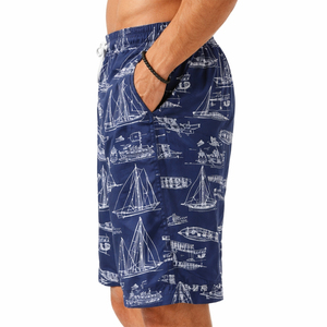 Short de bain personnalisé pour femme, uni, imperméable, taille haute, 100 % polyester, avec cordon de serrage, pour la natation - Product Image 4