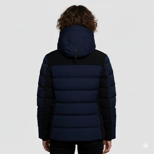 New Fashion Winter <b>Waterproof</b> Knitted Warm Puffer <b>Jacket</b> <b>Women</b> Custom Bubble Polyester Filled Quilted Coat - Product Image 3