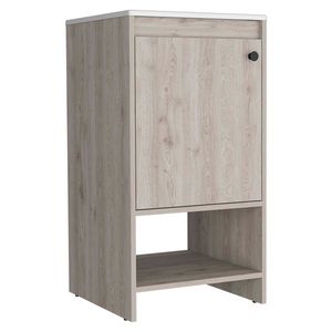 Braavos singolo porta bagno lavello lavello con due ripiani - Product Image 1