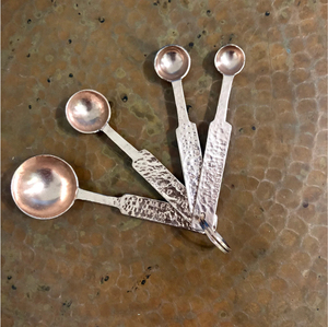 Be Safe <b>Copper</b> Measuring <b>Cup</b> With Hammered Design Handle Set Of 4 Piece Hotel And Wedding Kitchenware Tools From Indian Supplier - Product Image 1
