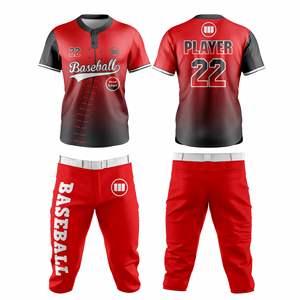 Conjunto de Uniforme de Béisbol Profesional, Tela de Poliéster Sublimada, Diseño Personalizado, Fabricante OEM, Ropa Deportiva de Moda, Gran Venta - Product Image 1