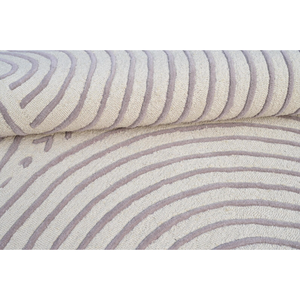 Alfombra Contour Calm Hecha a Mano con Mechones de Lana 100% Nueva Zelanda, Alfombra Moderna Abstracta Minimalista - Product Image 1