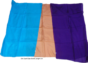 Élégant foulard long uni 100 % soie pour femme, doux pour la peau, collection été personnalisée, motif géométrique décontracté - Product Image 5