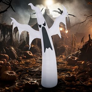 Fantasma Gonfiabile Bianco Alto 1,8 Metri per Decorazioni di Halloween da Esterno, con Luci LED e Ventilatore, Illuminato, per Interni ed Esterni - Product Image 2