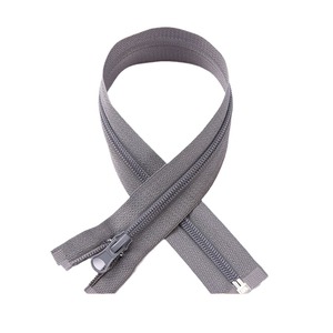 No. 5 and No. 7 Single-Slider 40cm-80cm Open-End Nylon <b>Zipper</b> for Garments - Product Image 3
