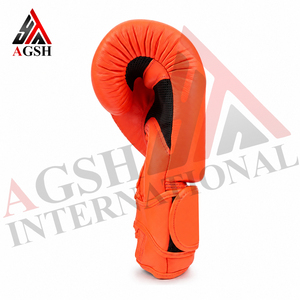 Gants de boxe en cuir sur mesure, dernier design, qualité supérieure, légers, respirants, sangle de poignet réglable à boucle, entraînement - Product Image 3