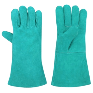 Gants de soudage en cuir de vachette pleine fleur, résistants à l'abrasion, à la chaleur et aux étincelles, pour la construction et la protection des mains des soudeurs - Product Image 4