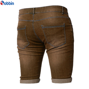 Shorts en jean pour homme, style décontracté vintage, respirant, séchage rapide, écologique, mode estivale pour l'extérieur, 100% coton - Product Image 6