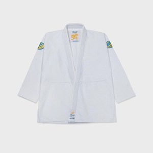 Shoyorol Batch unisexe de haute qualité # Kimono brésilien blanc 105 BJJ Gi Jiu Jitsu Uniforme 100% coton respirant Logo personnalisé 440g - Product Image 4