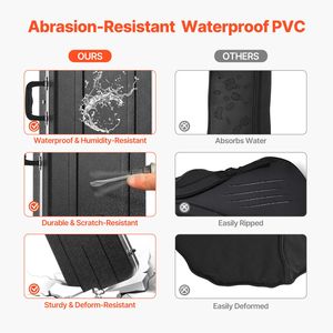 Custodia Rigida per Chitarra Elettrica 41.34 Pollici in ABS con Chiusura a Scatto, Maniglia e Rivestimento Morbido Resistente all'Acqua - Product Image 3