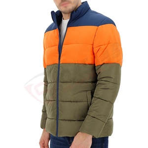 Nouvelle conception, veste d'hiver chaude et tendance, respirante, à blocs de couleur, imperméable, patchwork, doudoune d'extérieur - Product Image 1