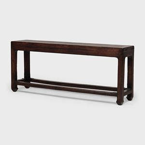 Modern Low Plank Top <b>Table</b> Handcrafted Solid <b>Wood</b> <b>Rustic</b> Coffee and Center <b>Table</b> with Minimalist Farmhouse Design - Product Image 2