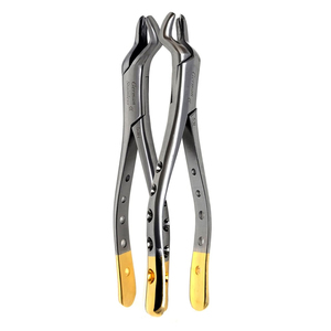 Pinzas de Extracción Dental N.° 7 para Raíces Superiores, Patrón Inglés, Acero Inoxidable, Instrumentos Quirúrgicos de Alta Calidad - Product Image 6