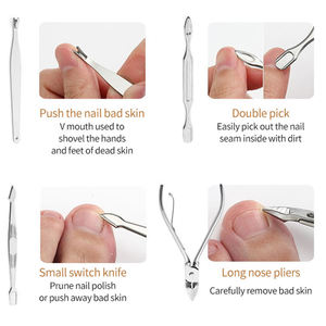 Top Selling Manicure <b>Pedicure</b> <b>Set</b> High Quality Custom Made Stainless Steel Lightweight Manicure Kit With Customized Packaging - Product Image 2