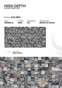 Carreaux de porcelaine modernes 30x60cm, finition mate, carreaux de sol et de mur en céramique pour salle de bain, cuisine, salon, qualité export premium - Product Image 4