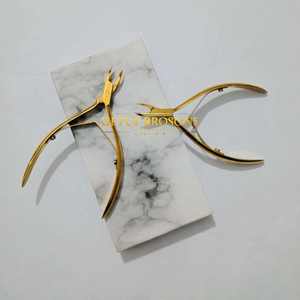 Meilleures pinces à cuticules électriques dorées en acier inoxydable, logo personnalisé, couleur, outil de beauté, nouveau modèle pour salon de beauté GETUP BROSONS - Product Image 3