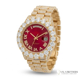 Reloj de Diamantes Moissanite Vvs, Reloj de Lujo de Marca Superior Estilo Hip Hop, Reloj con Incrustaciones de Diamantes, Pasa el Test de Diamantes, Reloj de Diamantes Vvs para Hombre - Product Image 4