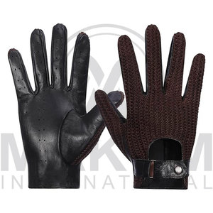 ถุงมือขับรถหนังคุณภาพสูงระดับมืออาชีพ ราคาดีที่สุด พร้อมพิมพ์โลโก้ตามสั่ง ถุงมือขับรถหนังแท้ - Product Image 2