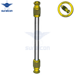 Plastic Surgery Instruments Transfer Adaptor Sure <b>Lock</b> 4.5 cm / 1-3/4" Length 4 mm Diameter Gold Finish Stainless Steel Surgical - Product Image 6