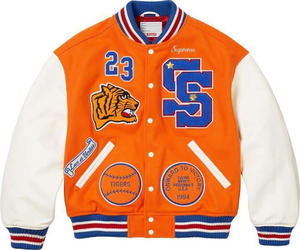 Nueva Chaqueta Varsity para Hombre, Chaqueta de Béisbol con Logotipo Personalizado, Mangas de Cuero, Chaqueta Universitaria OEM para Hombre - Product Image 5