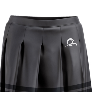Minifalda Deportiva Casual a Rayas para Mujer, Transpirable, de Spandex Ecológico, de Secado Rápido, con Logotipo en la Pierna Derecha, para Todas las Temporadas - Product Image 4