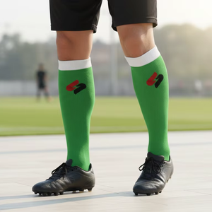 Plain <b>Knee</b> <b>High</b> <b>Socks</b> Men Cotton Blend Stretch Soft Breathable Long <b>Socks</b> Custom Design Wholesale - Product Image 4