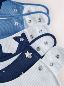 Bavoirs pour bébé 100% bambou, doux et absorbants, pour nouveau-nés et tout-petits, peau sensible - Product Image 2