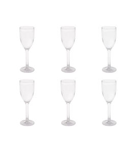 ชุดเครื่องดื่มอะคริลิกใส 6 ชิ้น ดีไซน์คลาสสิกหรูหราสำหรับไวน์ ค็อกเทล และเครื่องดื่มต่างๆ - Product Image 3