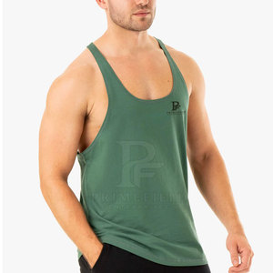 2026 New Arrival Men <b>Stringer</b> <b>Vest</b> Customized Design Solid Color Breathable Casual Quick Dry Fabric Wholesale Customized Colors - Product Image 4