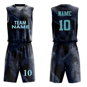Ensembles d'uniformes de basketball sans manches, antibactériens, imprimés, anti-humidité, 100 % polyester, fabriqués au Pakistan, service OEM - Product Image 5