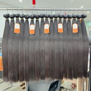 Paquets disponibles trame osseuse droite cheveux humains vietnamiens de qualité supérieure prix de gros 100% donneur brut - Product Image 1