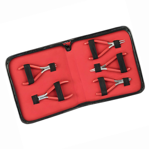 Best Quality Jewelry Pliers Kit 05 Piece Jewelry Making Tools Chain Flat Side <b>Cutter</b> Bend Chain Nose Pliers 115MM Jewelry Tools - Product Image 1