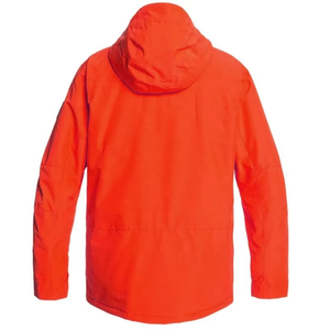 <b>Men's</b> Orange Breathable Cotton Bomber <b>Jacket</b> <b>Waterproof</b> <b>Winter</b> Coat with Zipper Closure High Street Style - Product Image 4