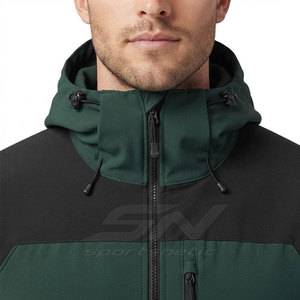 Veste de randonnée performante pour homme, légère, à capuche, coupe-vent, respirante, fermeture éclair intégrale - Product Image 6