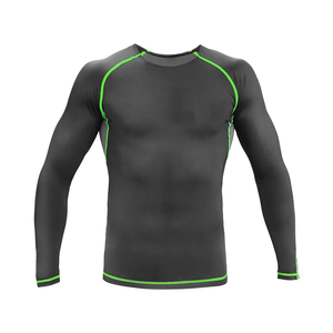 Personaliza Tu Propio Logotipo, Camiseta de Compresión Sublimada de Manga Larga para MMA, BJJ, Rashguard para Hombre - Product Image 1