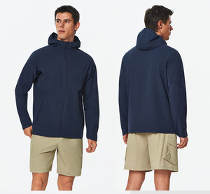 Conjunto de Chándal Cortavientos de Nylon Personalizado con Sudadera con Cremallera y Pantalones Cortos, Conjunto Corto Liso Cortavientos para Hombre, Conjunto de Chándal Cortavientos 2026 - Product Image 5