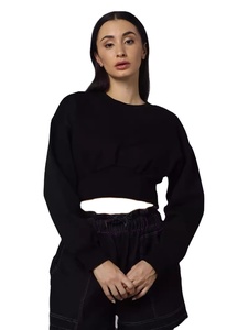 PRO ENTERPRISES Sweat-shirts anti-rides pour femmes, col rond, manches longues, polyester/coton - Product Image 5