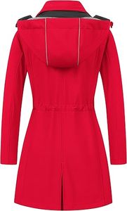 ผู้ผลิตเสื้อแจ็คเก็ตกันลมแบบ OEM สีสันตัดกัน เสื้อแจ็คเก็ตกันลมสำหรับผู้หญิง น้ำหนักเบา สำหรับเล่นกีฬา กันน้ำ มีฮู้ด - Product Image 2