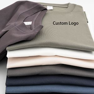 เสื้อยืดสีเทาล้วน ผ้าฝ้าย 100% น้ำหนัก 240 กรัม พิมพ์ลายสกรีนด้านหน้า สำหรับผู้ชายและผู้หญิง - Product Image 1