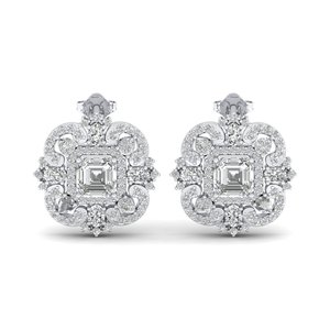 REYES Best Selling 14K Solid Gold GRA Certified Moissanite Screw <b>Back</b> Stud <b>Earrings</b> Classic Design Wedding Gift Fine Jewelry - Product Image 2