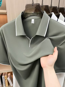 Men's Summer Short-Sleeved for Shirt Print Thin Style Fashionable Versatile Breathable 100% Cotton Anti-Wrinkle for Casual - Product Image 5