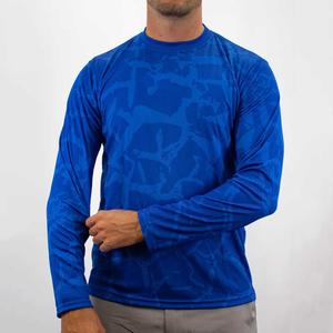 Camisetas de Pesca Lisas para Hombre a Bajo Precio, Venta Directa de Fábrica Meni, Camisetas de Pesca Transpirables con Protección UV, Camisetas Ringer, Gran Venta - Product Image 5