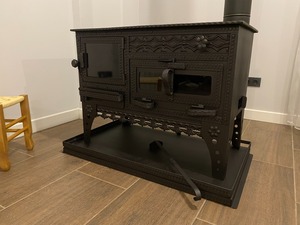 Hearth with Fireplace Large Cooking <b>Stove</b> Wood Burning <b>Stove</b> Survival <b>Stove</b> - Product Image 2