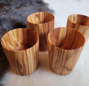 Verre à boisson en bois moderne, verre à boire en bois naturel, vaisselle en bois de qualité supérieure, verre écologique pour la maison - Product Image 6
