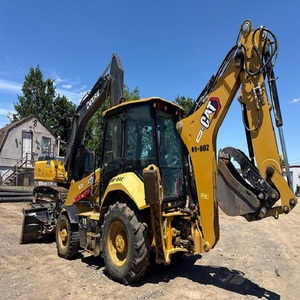 Expédition rapide - Chargeuse sur pneus CAT 420 XE - 11 tonnes - 102 CV - Diesel turbo - Profondeur de creusement de 4,28 m |   Machine de construction 4x4 - Product Image 5