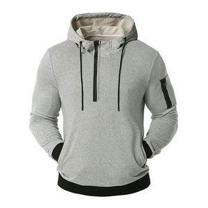 Embroidery Logo Custom Men's Winter Regular Fit Hoodies 350gsm Heavy Weight Pullover Eco-Friendly <b>Thick</b> <b>Fleece</b> Hoodie - Product Image 3